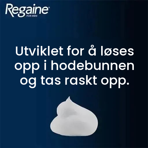Regaine Skum 5% for menn (3 måneders forbruk)