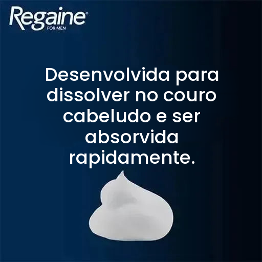 Espuma Regaine 5% para Homens (suprimento para 3 meses)