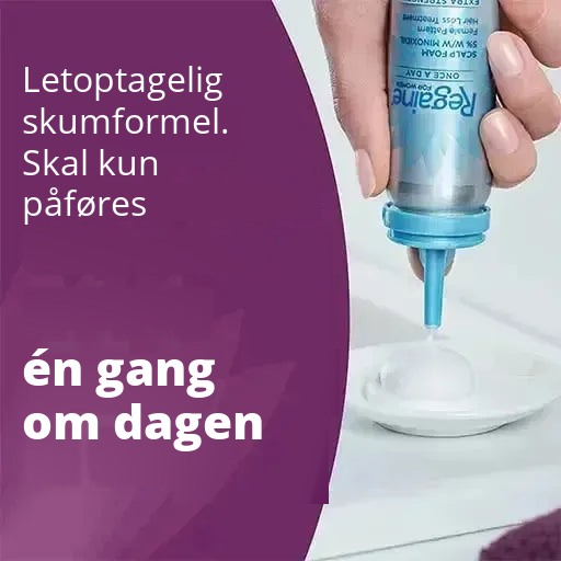 Regaine Foam 5% til kvinder (4 måneders forbrug)