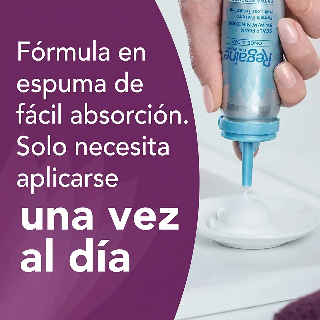 Regaine Espuma 5% para Mujeres (4 Meses)