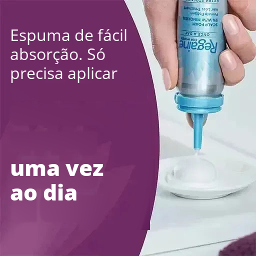 Espuma Regaine 5% para Mulheres (suprimento para 4 meses)