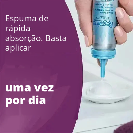 Espuma Regaine 5% para Mulher (fornecimento para 4 meses)