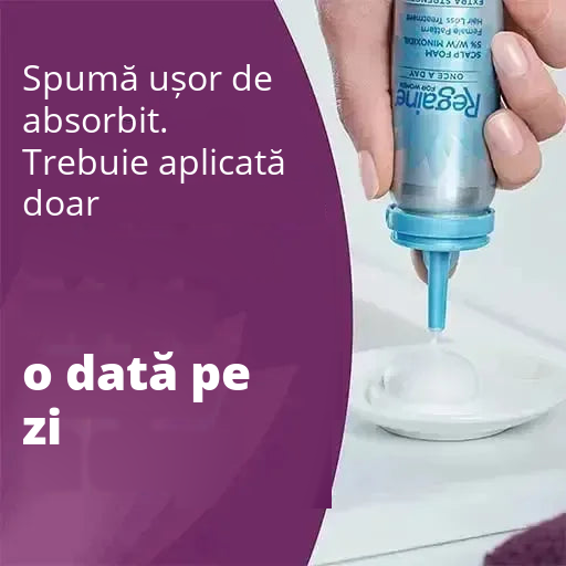 Spumă Regaine 5% pentru femei (rezervă pentru 4 luni)