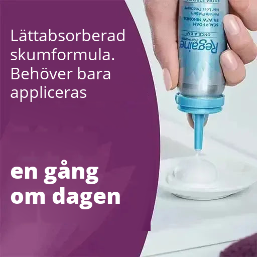 Regaine Foam 5% för kvinnor (4 månaders förbrukning)