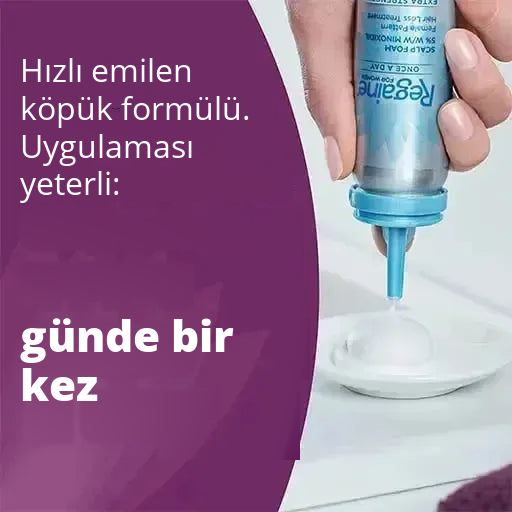 Regaine Köpük 5% Kadınlar İçin (4 Aylık Kullanım)