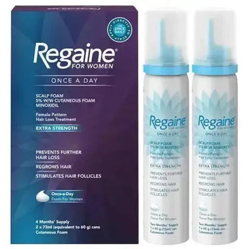 Regaine Foam 5% for Women (4-Month Supply)