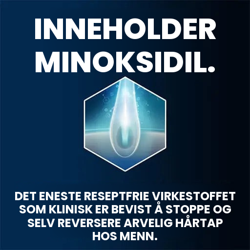 Regaine minoksidil-skum 5 % for menn – 9 måneders forbruk