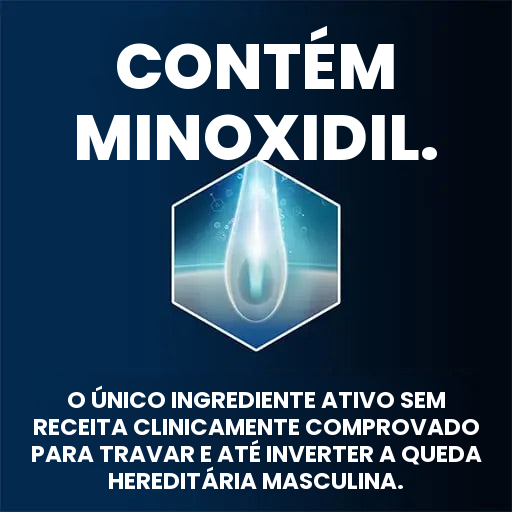 Regaine Minoxidil Espuma 5% para Homens - Suprimento para 9 Meses
