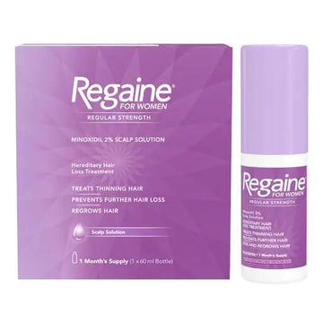 Loção de Minoxidil Regaine 2% para Mulher - Fornecimento para 3 Meses