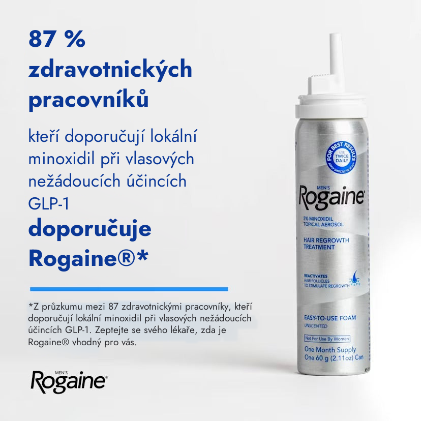 Rogaine Minoxidil pěna 5 % pro muže