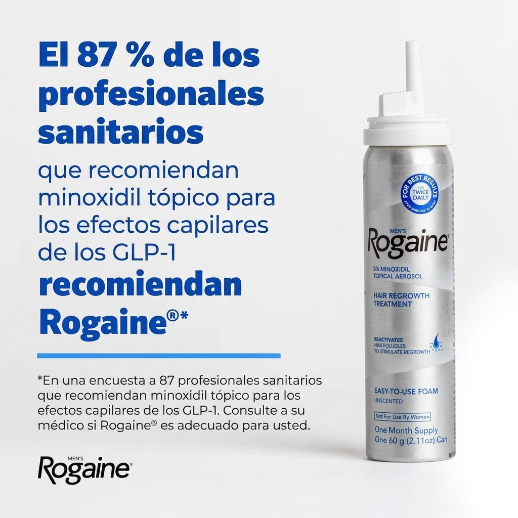Rogaine Espuma de Minoxidil 5% para Hombres