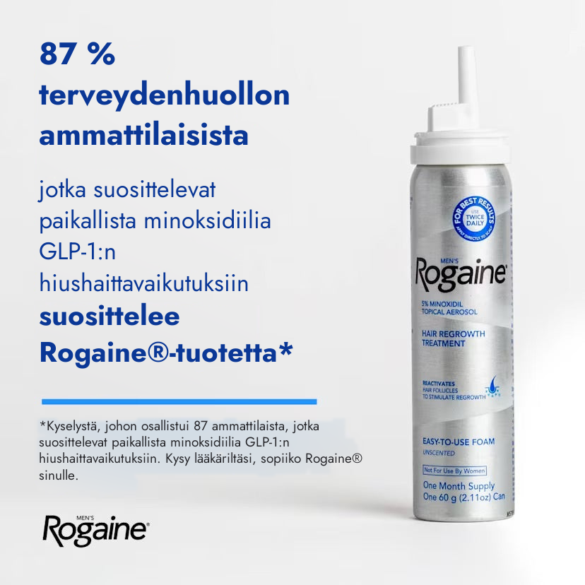 Rogaine Minoxidil Foam 5% miehille