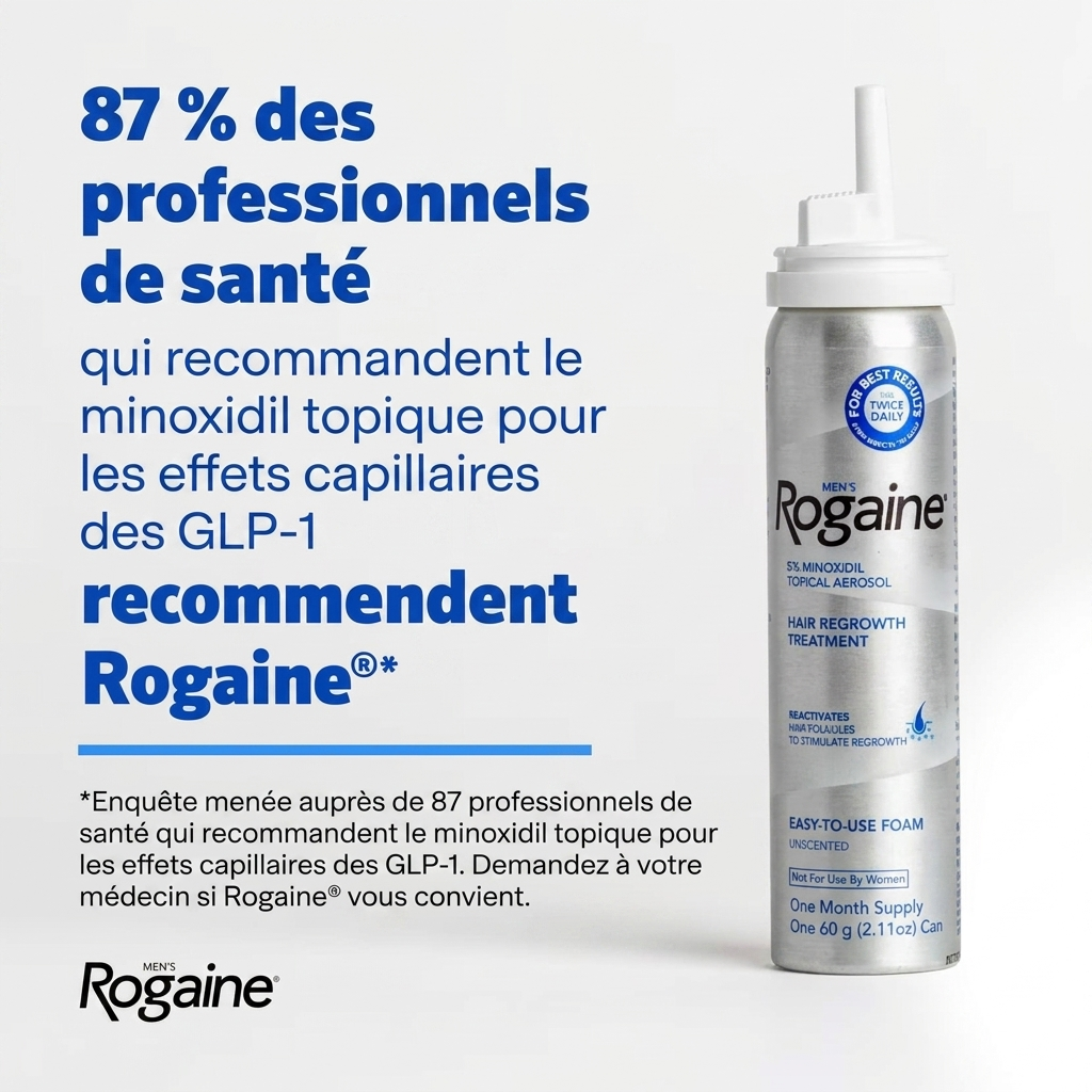 Rogaine Mousse Minoxidil 5% pour Hommes