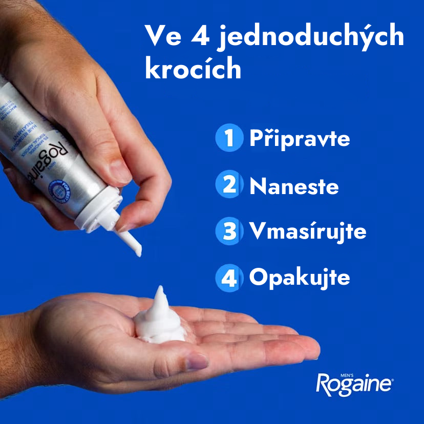 Rogaine Minoxidil pěna 5 % pro muže