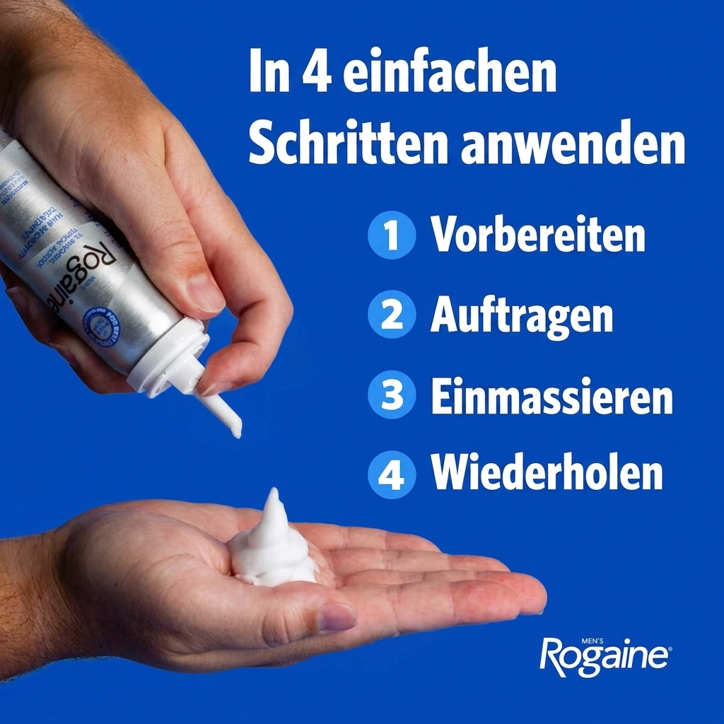 Rogaine Minoxidil Schaum 5% für Männer