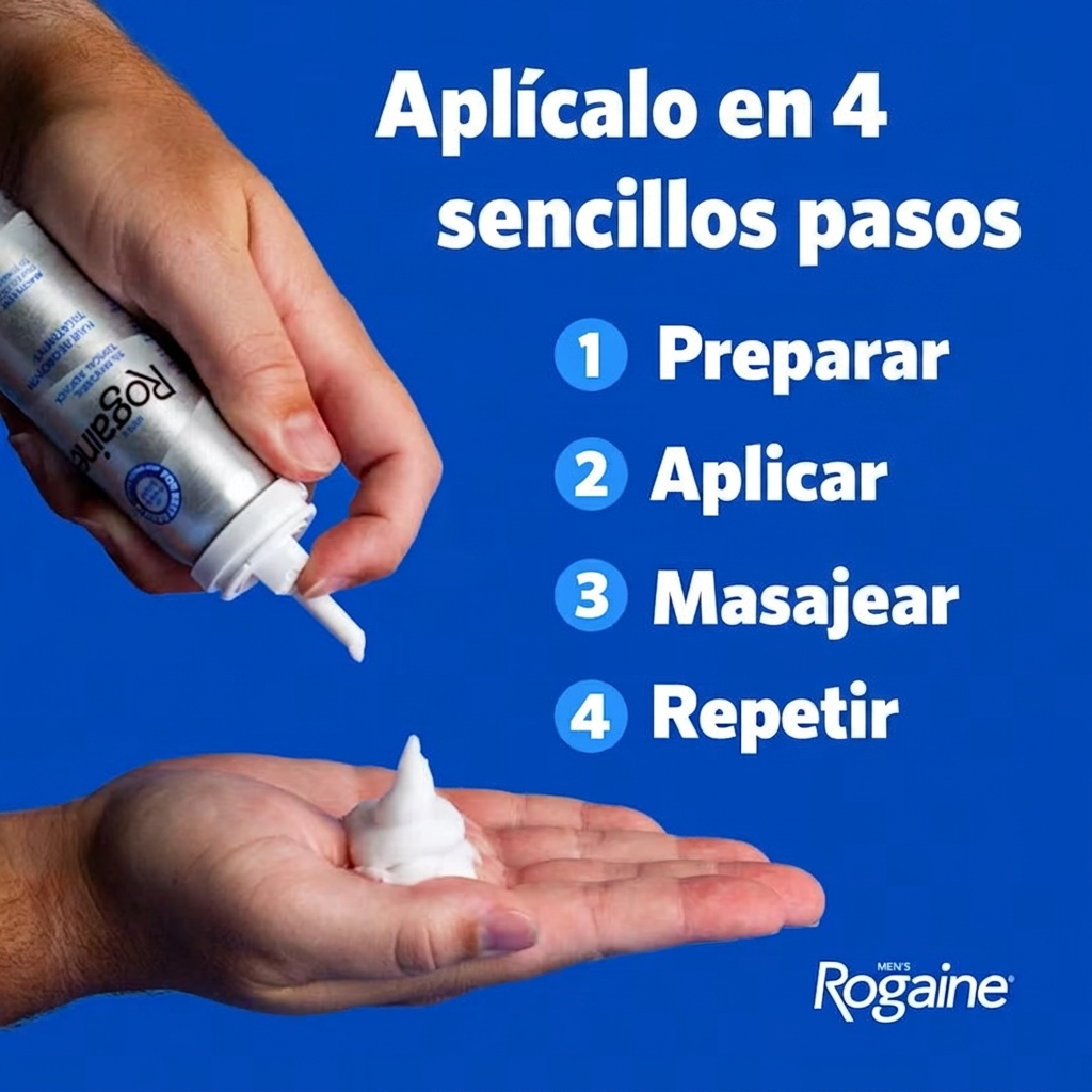Rogaine Espuma de Minoxidil 5% para Hombres