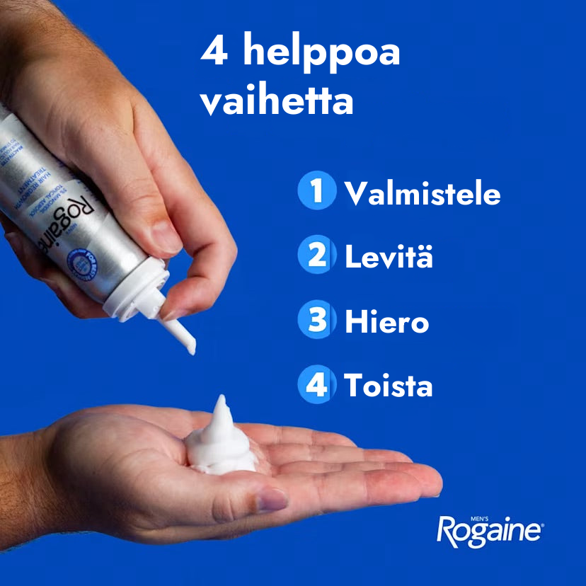 Rogaine Minoxidil Foam 5% miehille