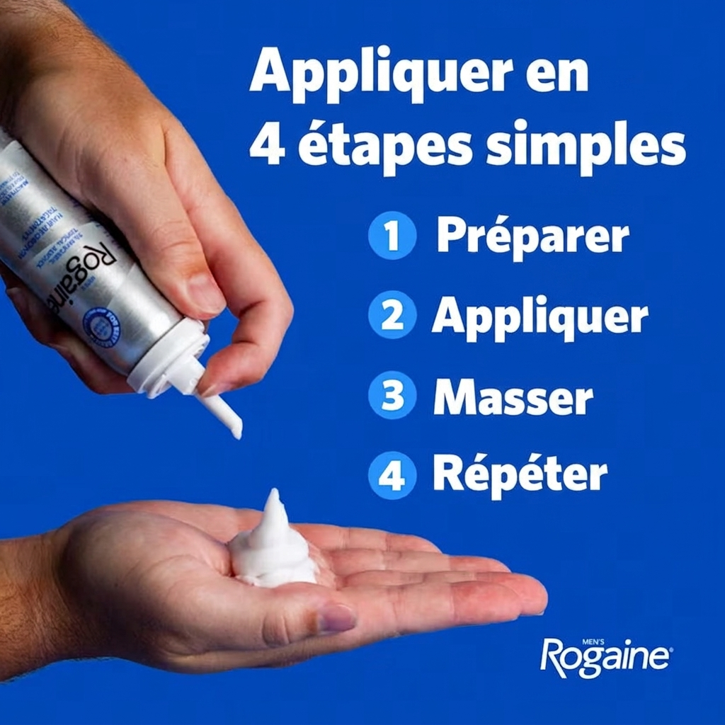 Rogaine Mousse Minoxidil 5% pour Hommes