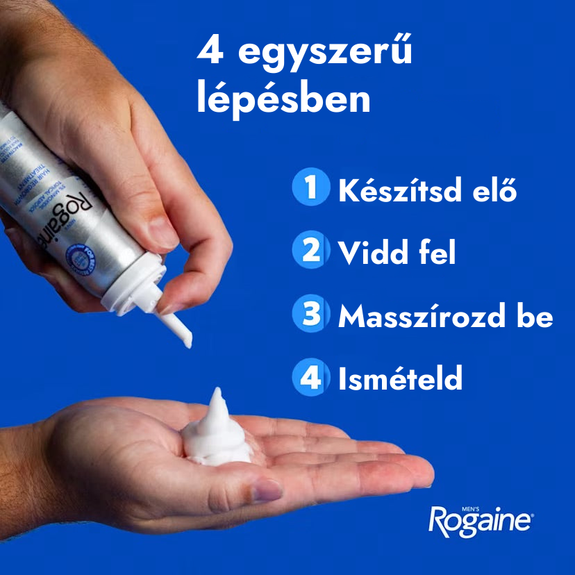 Rogaine minoxidil hab 5% férfiaknak