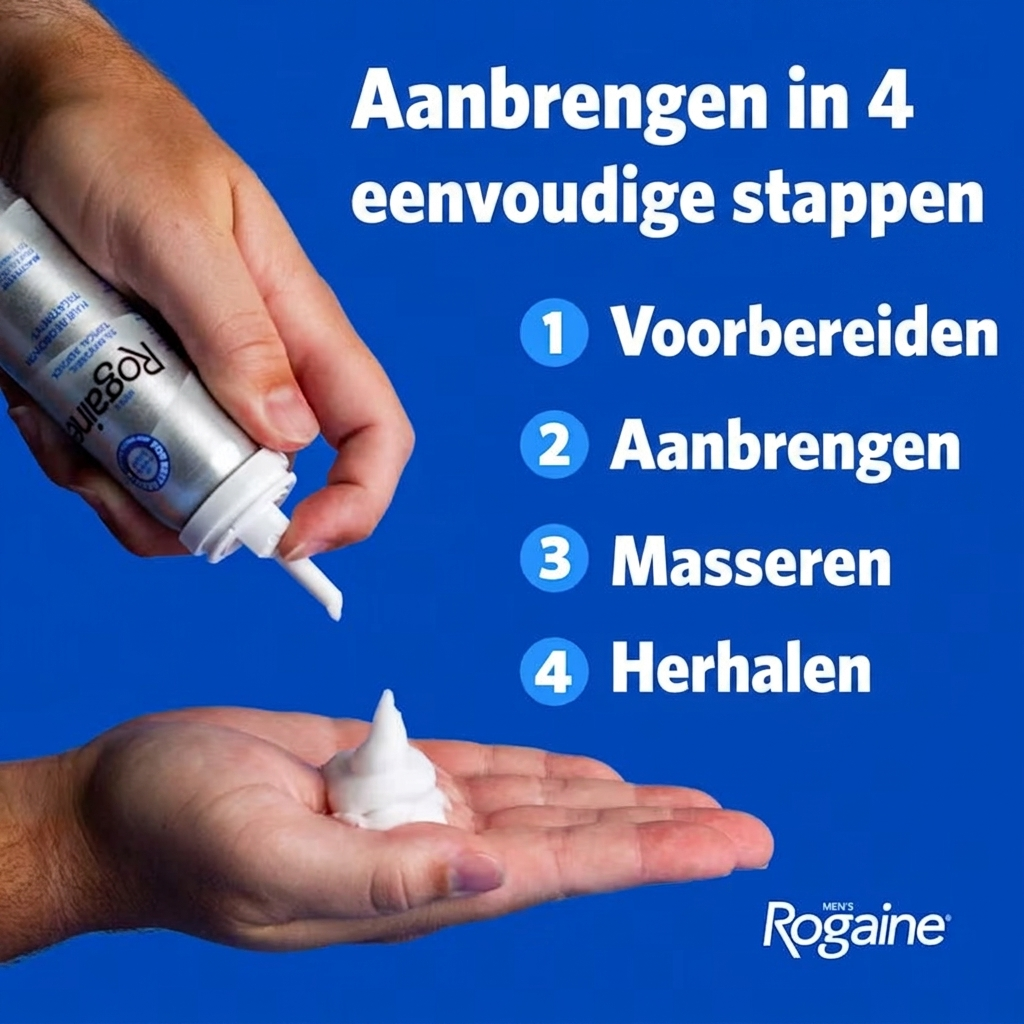 Rogaine Minoxidil Schuim 5% voor Mannen