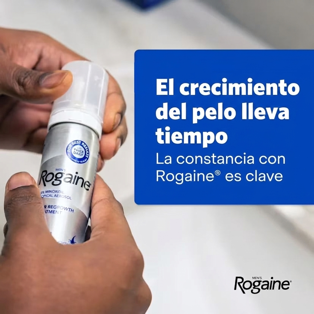 Rogaine Espuma de Minoxidil 5% para Hombres