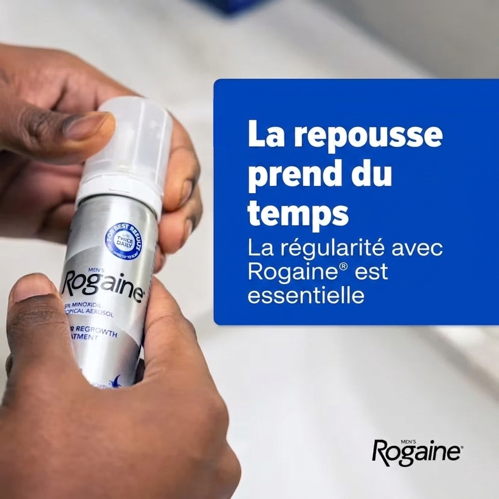 Rogaine Mousse Minoxidil 5% pour Hommes