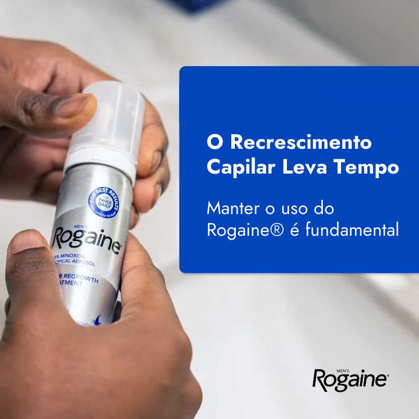 Espuma de Minoxidil 5% Rogaine para Homens