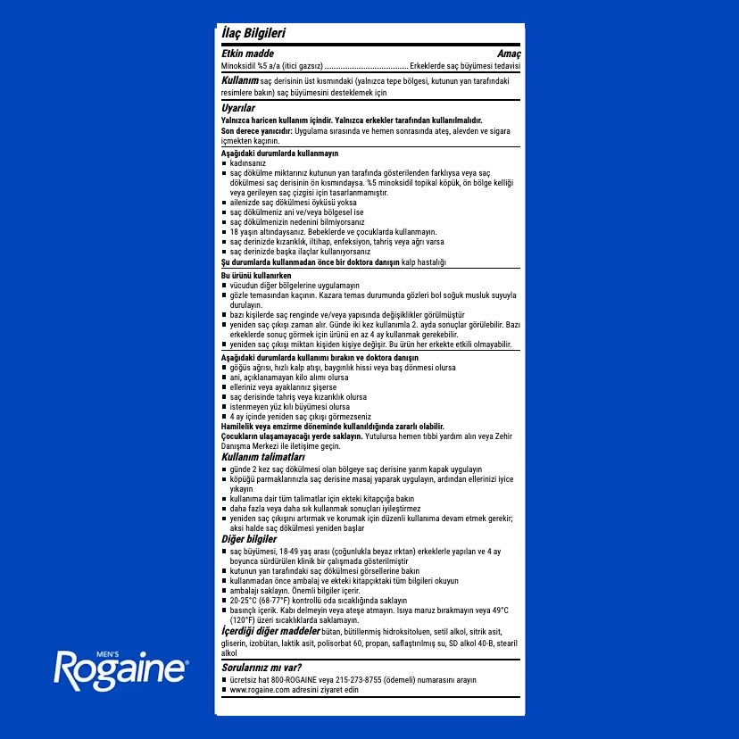 Rogaine Minoxidil Foam 5% for Men