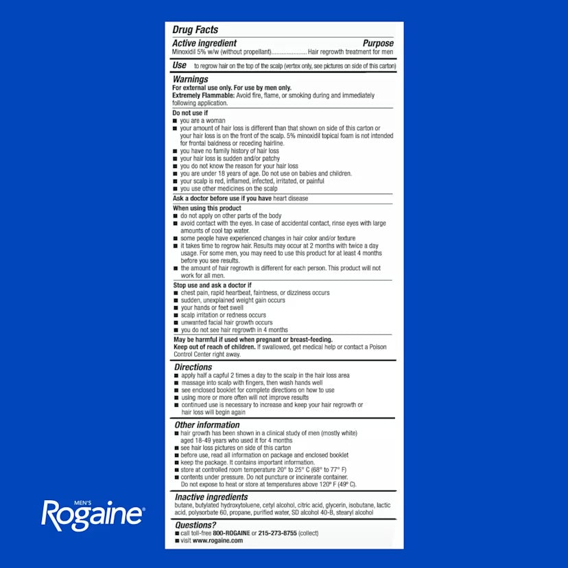 Rogaine Minoxidil Foam 5% for Men