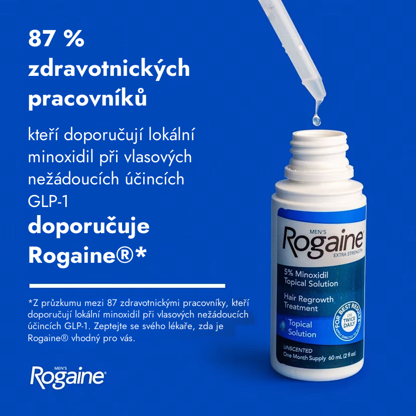 Rogaine Minoxidil roztok 5 % pro muže