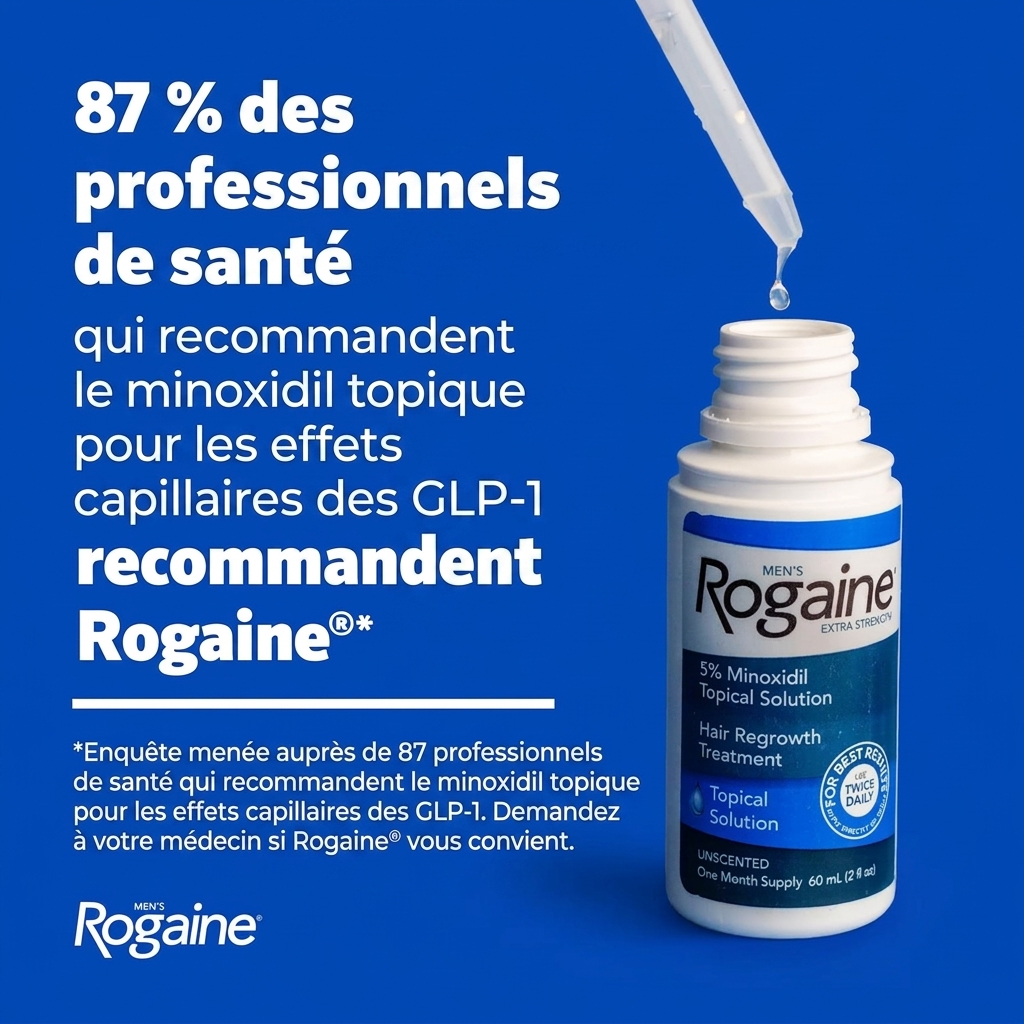 Rogaine Lotion Minoxidil 5% pour Hommes