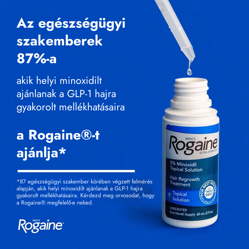Rogaine minoxidil oldat 5% férfiaknak