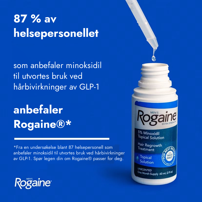 Rogaine Minoxidil liniment 5% for menn