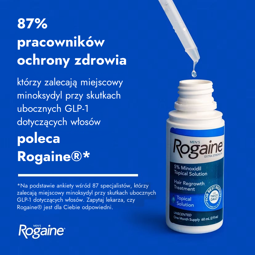 Rogaine Płyn z Minoksydylem 5% dla Mężczyzn