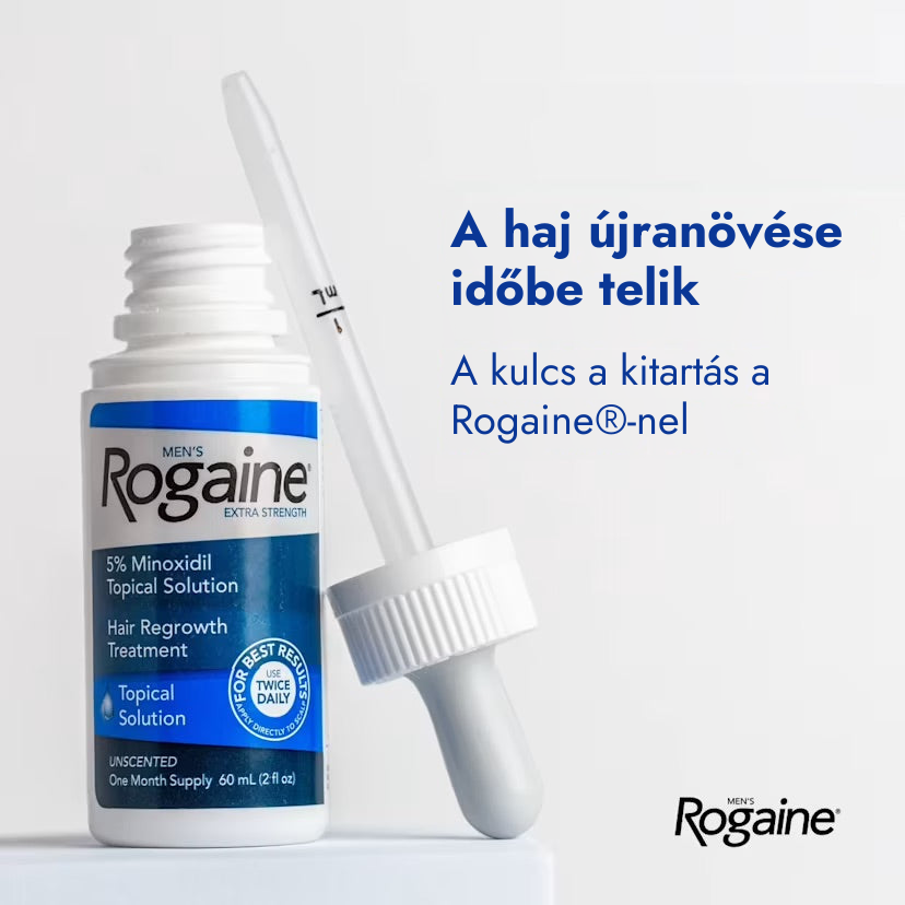Rogaine minoxidil oldat 5% férfiaknak