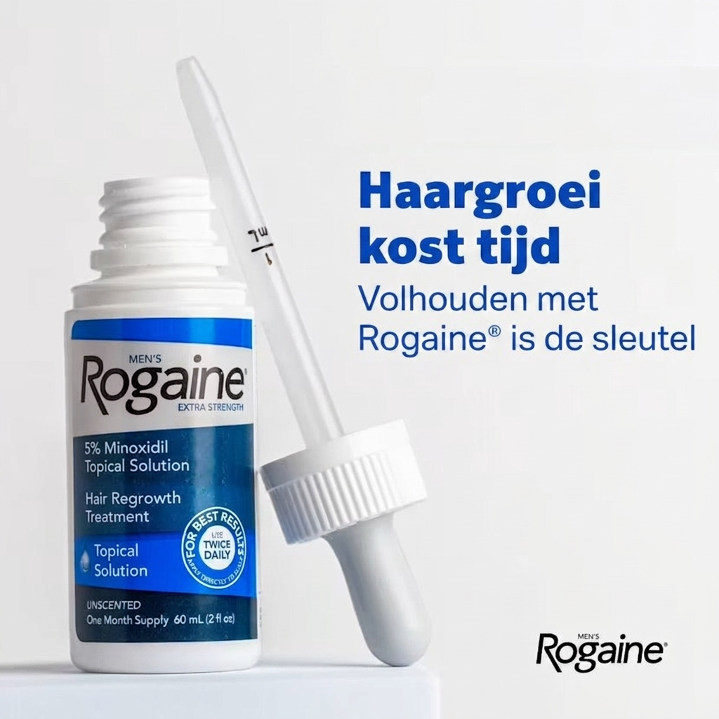 Rogaine Minoxidil Lotion 5% voor Mannen