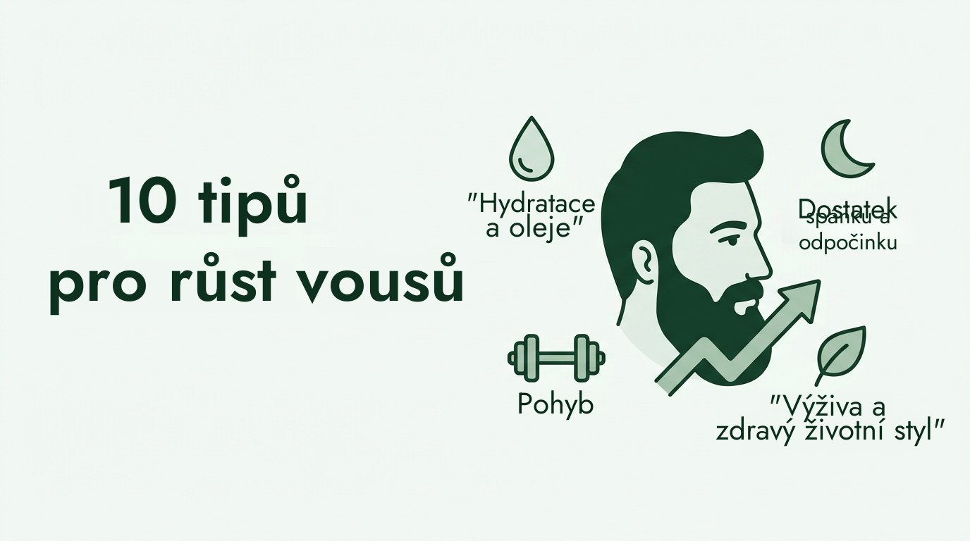 Deset tipů, jak podpořit růst vousů