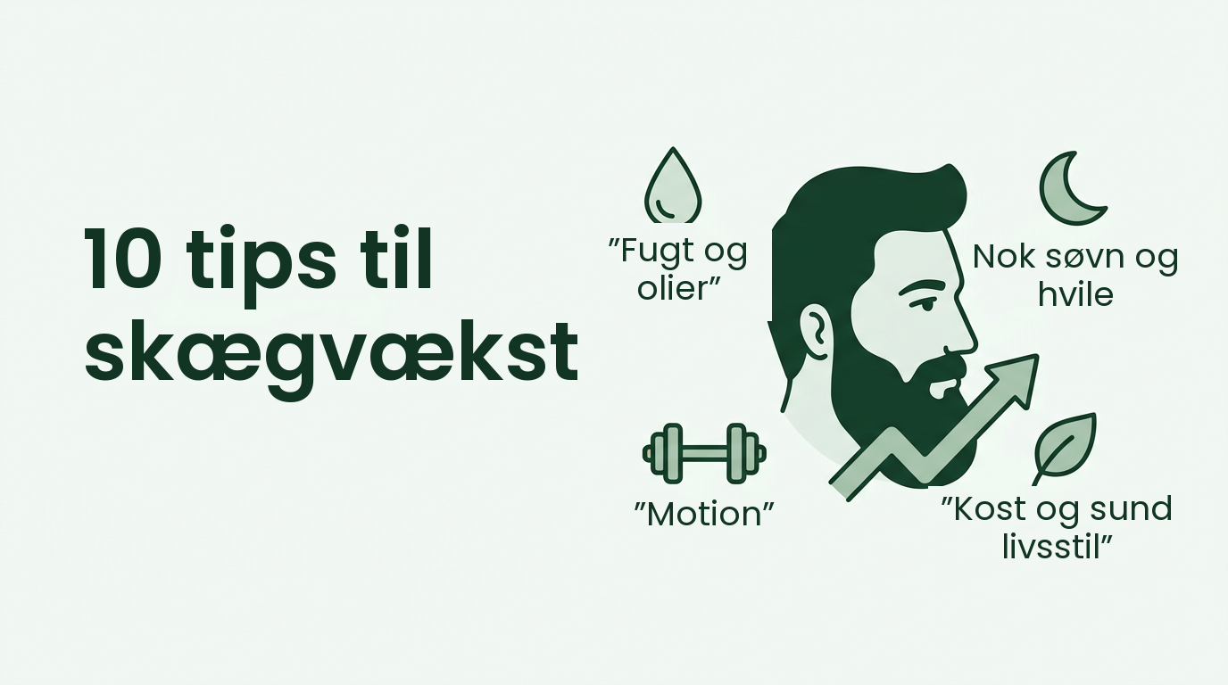 Ti tips til at stimulere skægvækst