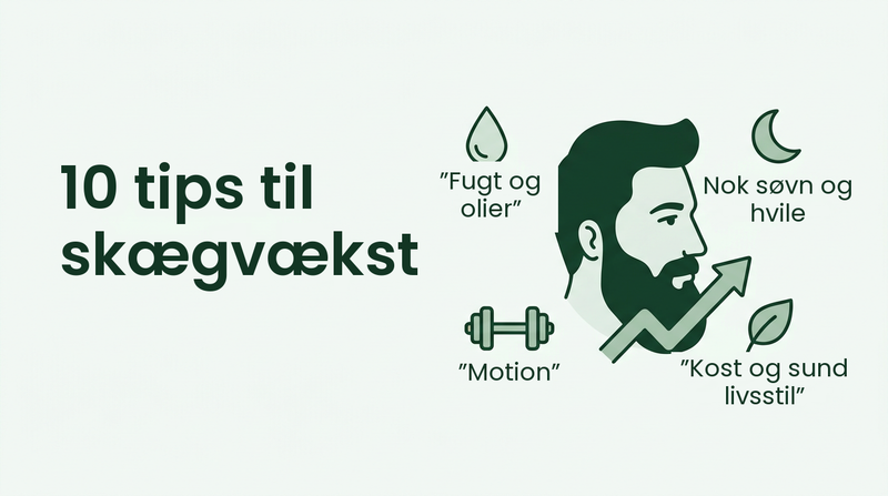 Ti tips til at stimulere skægvækst