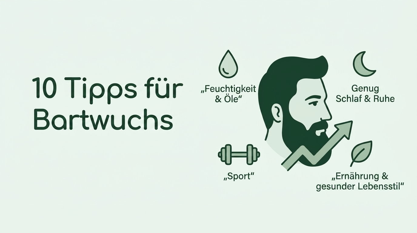 Zehn Tipps zur Anregung des Bartwuchses