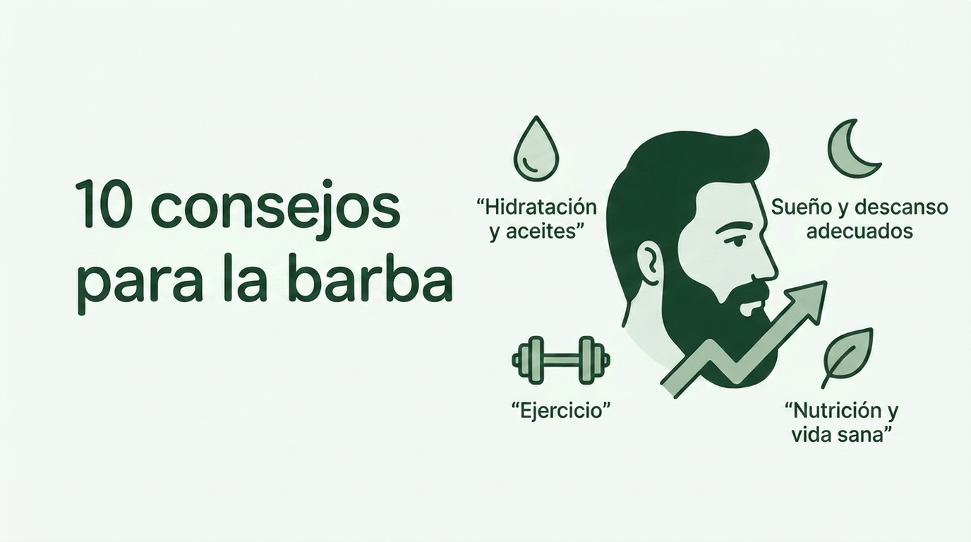 Diez consejos para estimular el crecimiento de la barba