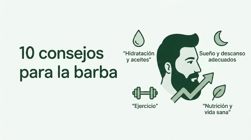 Diez consejos para estimular el crecimiento de la barba