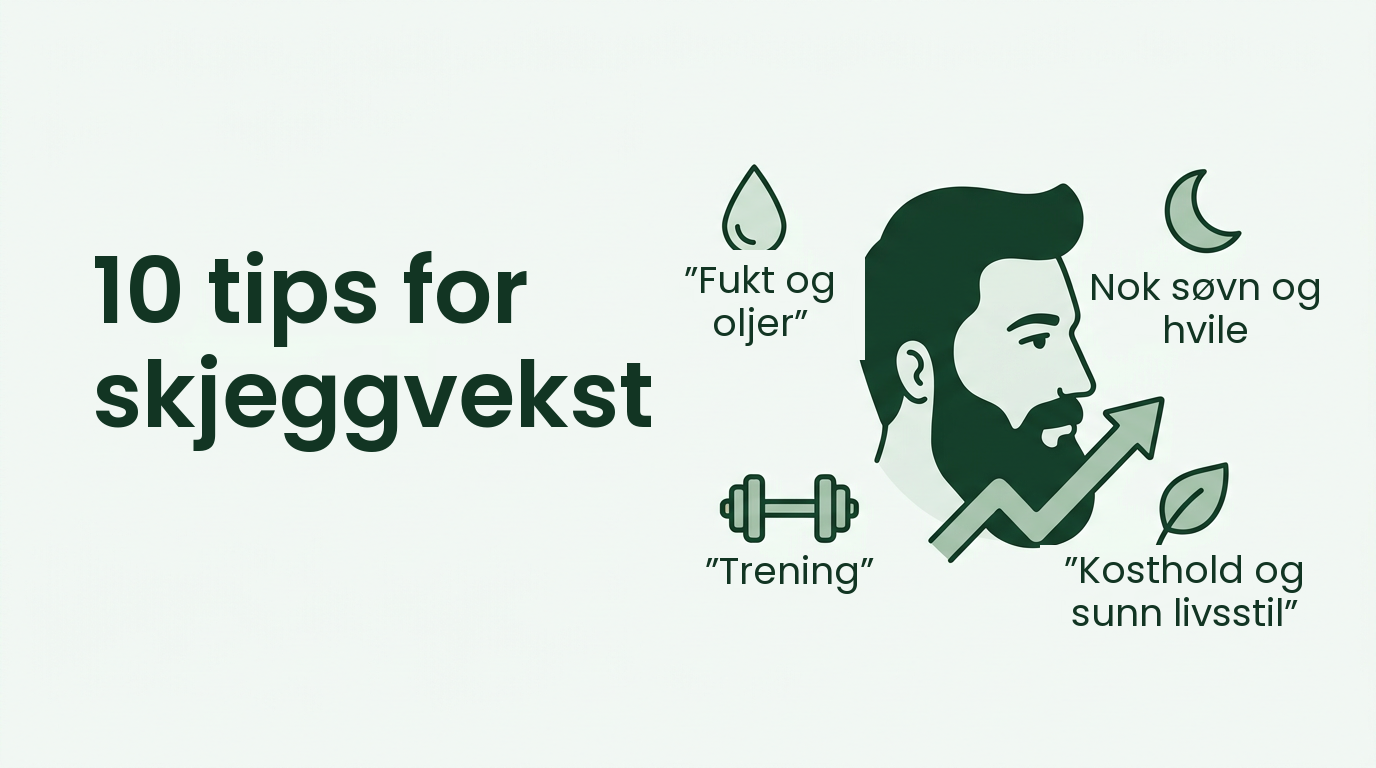 Ti tips for å stimulere skjeggvekst