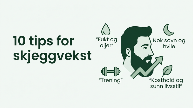 Ti tips for å stimulere skjeggvekst