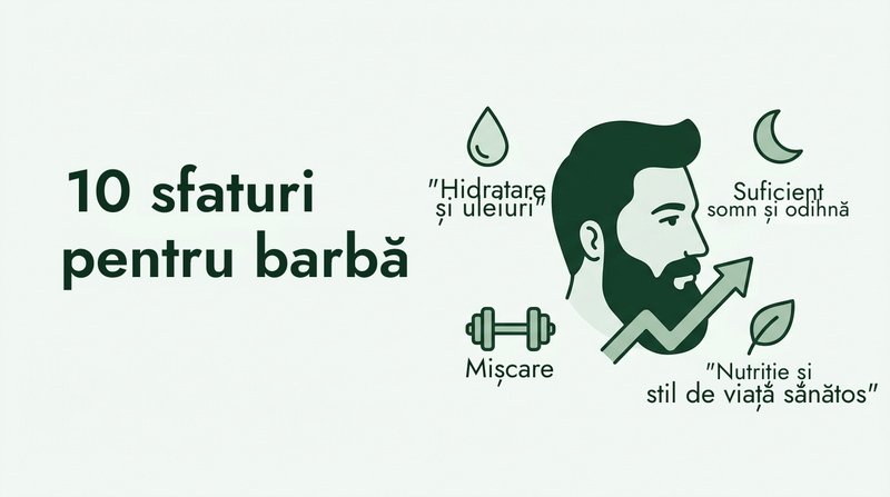 Zece sfaturi pentru stimularea creșterii bărbii