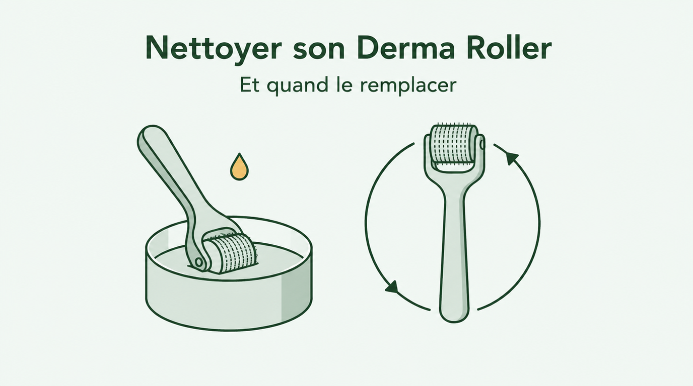 Comment nettoyer et remplacer un dermaroller