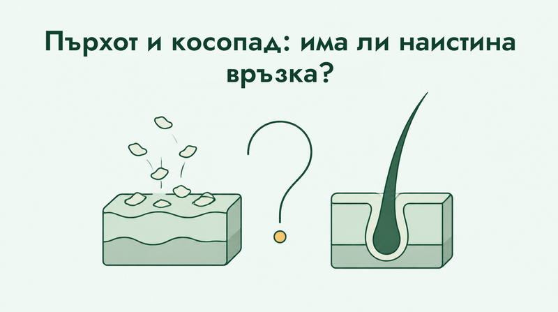Пърхотът причинява ли косопад
