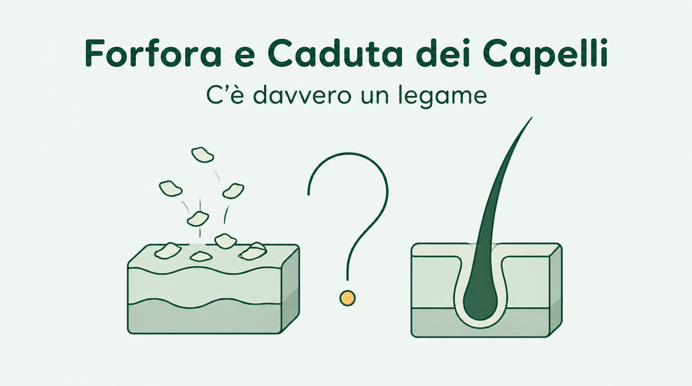 La forfora causa la caduta dei capelli?