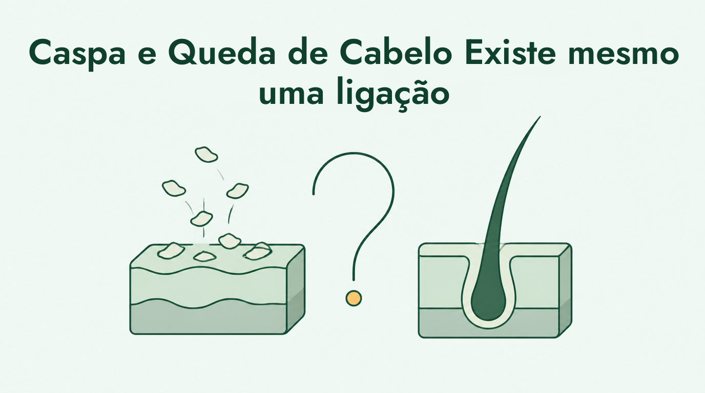 A caspa causa queda de cabelo