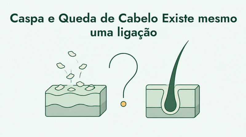 A caspa causa queda de cabelo